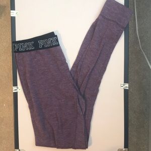 PINK XS PURPLE PAJAMA LEGGINGS